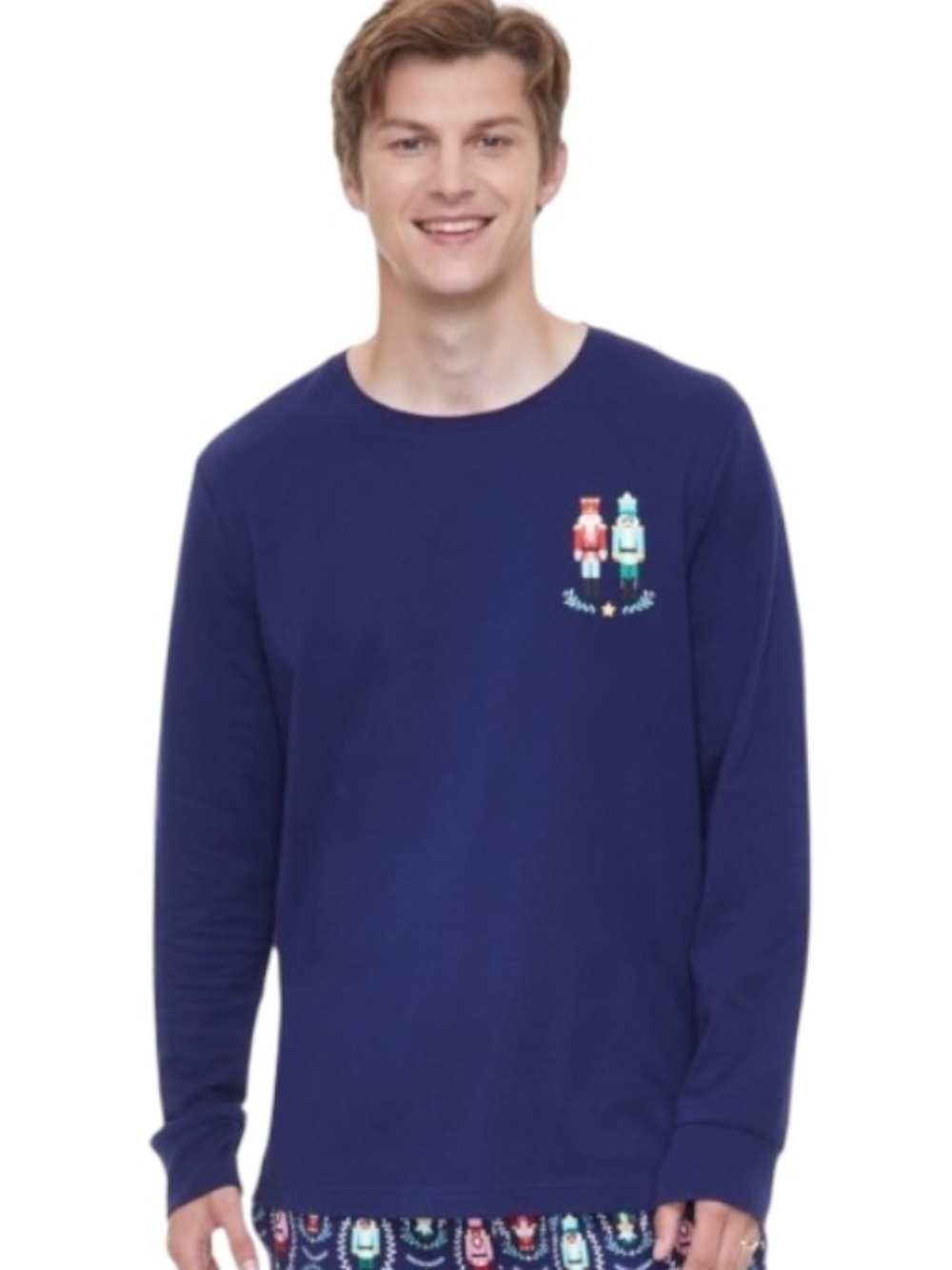 Holiday Lane Unisex Nutcracker Mix It Cotton Family Pajama Top - NWT